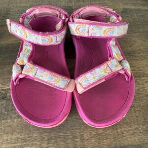 Teva Pink Sporty Sandals with Adjustable Straps